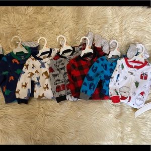 Carter’s pajama footed sleepers 12mo $120